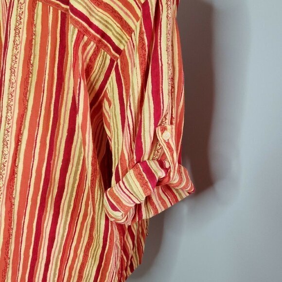 FIRST Issue Women's Size XL Shirt Fall Pumpkin Colors T45 - Picture 4 of 5